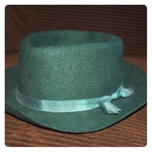 Vintage Salem Cigarettes Green Wool Crusher Hat
